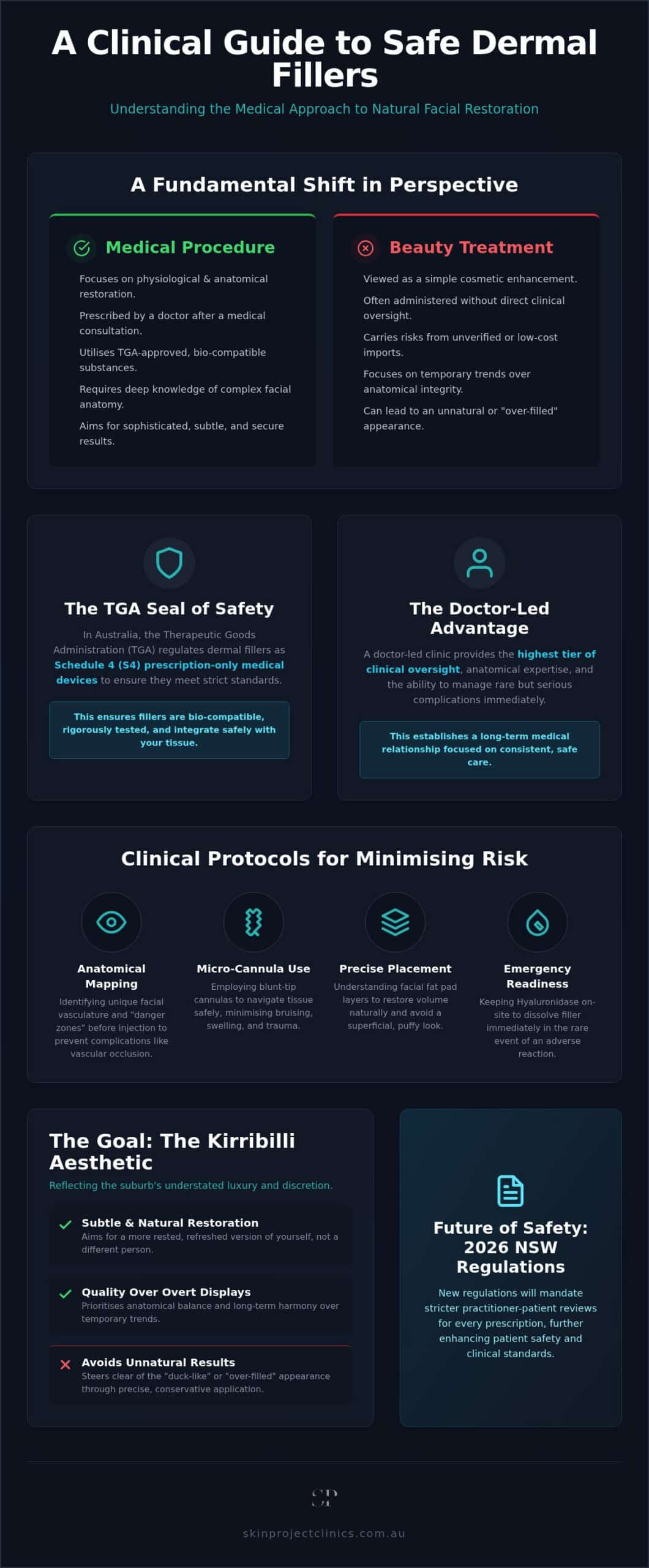 Safe Dermal Filler Injections in Kirribilli: The Clinical Standards for Natural Results