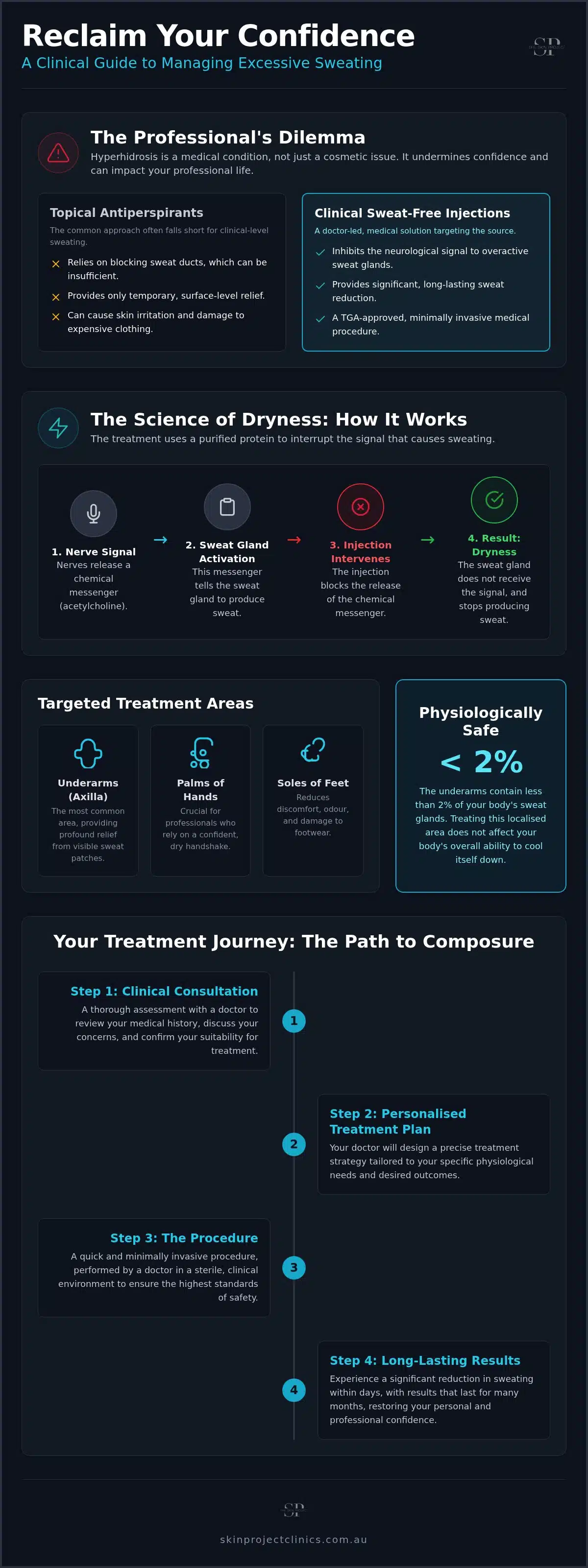 Sweat-Free Injections in North Sydney: A Specialist Medical Guide to Hyperhidrosis Relief